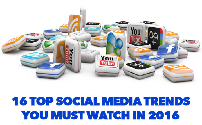 16 Top Social Media Trends You Must Watch in 2016